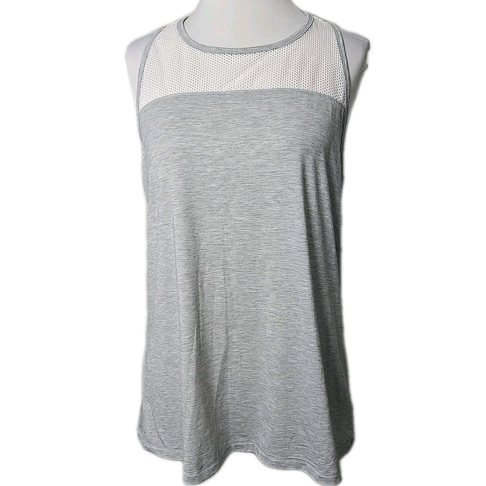 Athleta Airy Essence Gray‎ Racerback Tank Women's Large